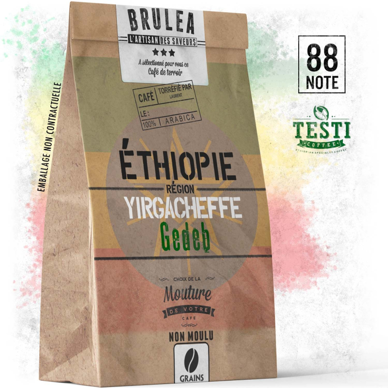 Café grand cru d'éthiopie - Gedeb 250 gr